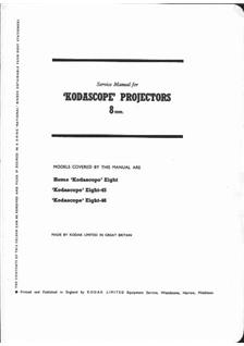 Kodak Kodascope Eight Home manual. Camera Instructions.